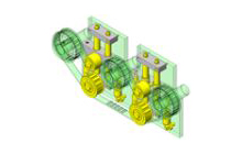 筒式加熱器皮帶張力裝置（使用彈