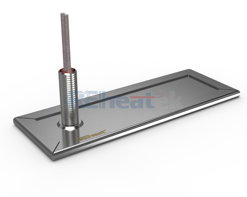 加熱片-表面出線加護套管
